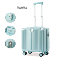 HKM-187731 Stylish Rolling Luggage with USB Charger and Cup Holder - Ideal Travel Companion for Girls