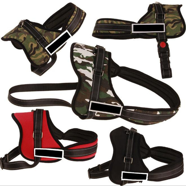 HKM-1877821 Comfortable Nylon Dog Harness for Wide Chest - Adjustable Size Options Available