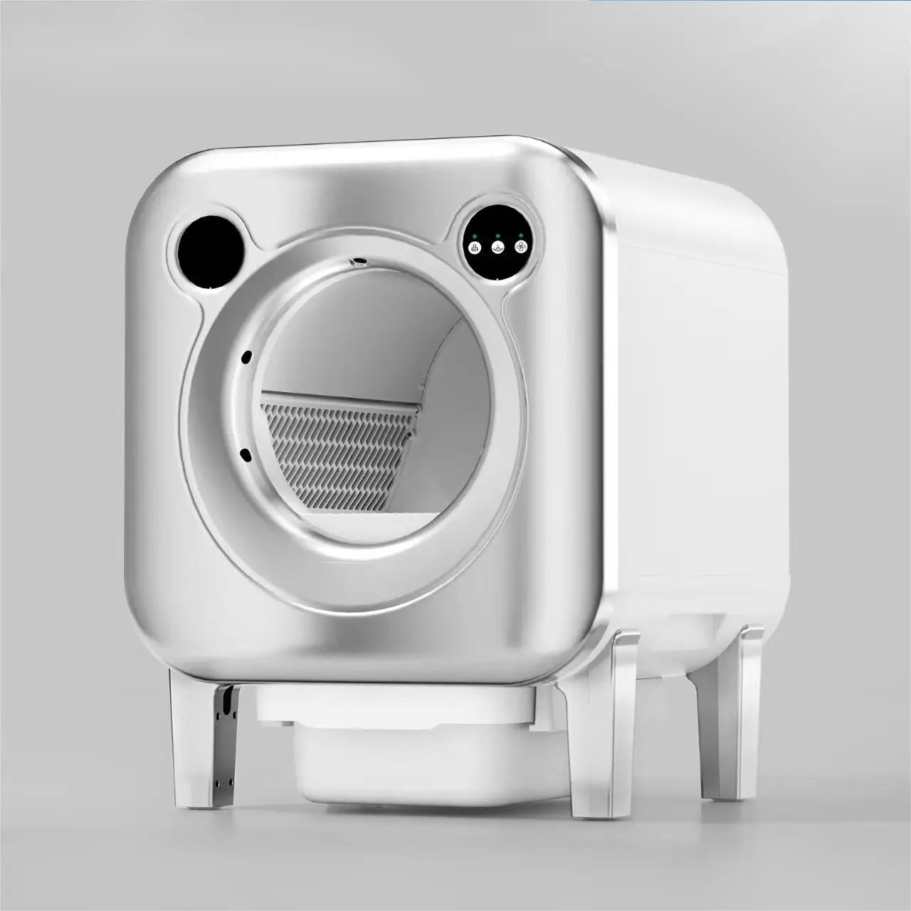HKM-187795 Automatic Self-Cleaning Eco-Friendly Cat Litter Box with 70L Capacity and Air Purification System