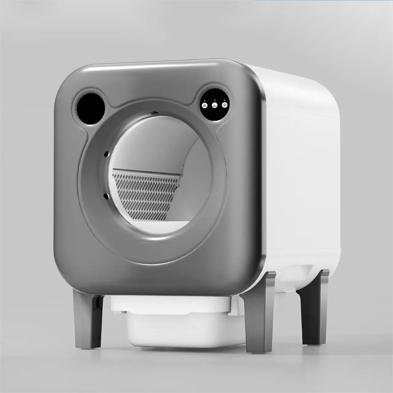 HKM-187795 Automatic Self-Cleaning Eco-Friendly Cat Litter Box with 70L Capacity and Air Purification System