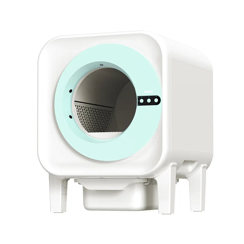 HKM-187795 Automatic Self-Cleaning Eco-Friendly Cat Litter Box with 70L Capacity and Air Purification System
