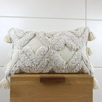HKM-187795 Elegant Nordic Style Pillow Cushion Cover - Imitation Linen with PP Cotton Filling