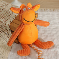 HKM-1878205 Cartoon Cow and Pig Plush Pet Toy - Bite-Resistant, 40x32cm, 135g