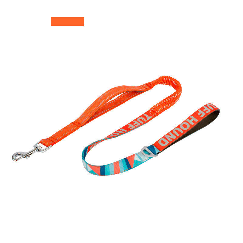 HKM-1878333 Adjustable Nylon Stretchable Dog Leash 120-150 cm with Towing Rope