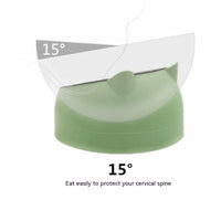 HKM-1878717 Stainless Steel Double Dog Bowl with Oblique Mouth for Enhanced Feeding Comfort