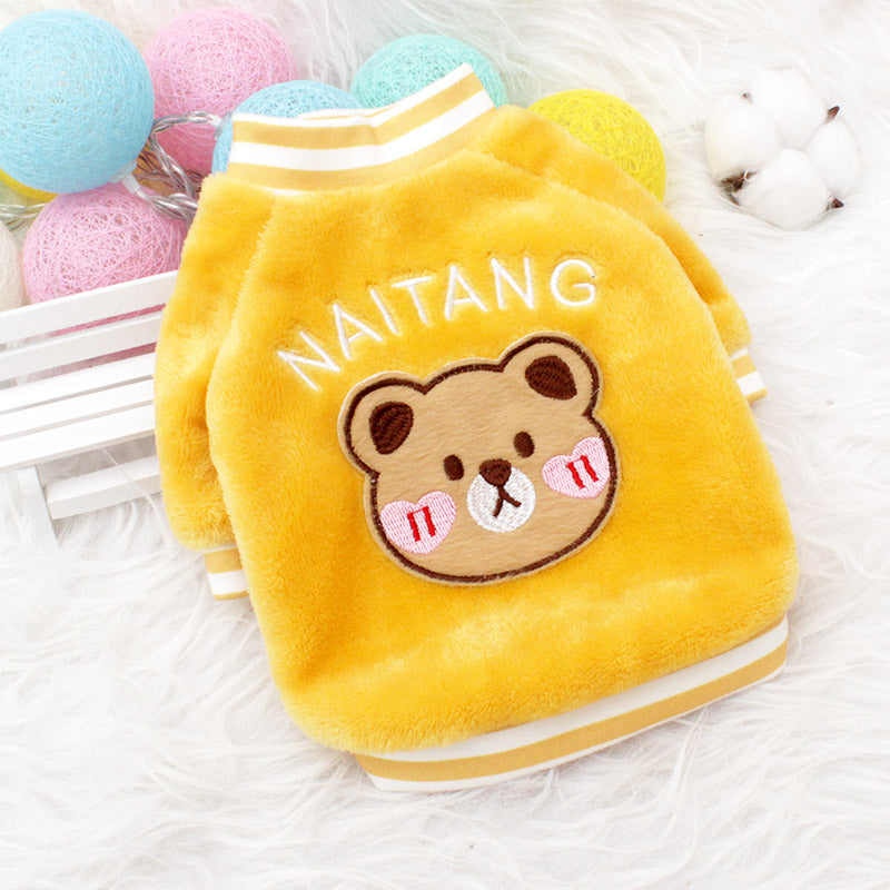 HKM-1879101 Cozy Teddy Cotton Winter Coat for Dogs - Available in Multiple Colors