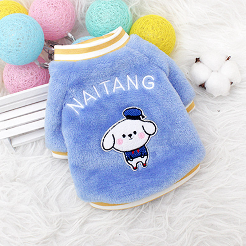 HKM-1879101 Cozy Teddy Cotton Winter Coat for Dogs - Available in Multiple Colors