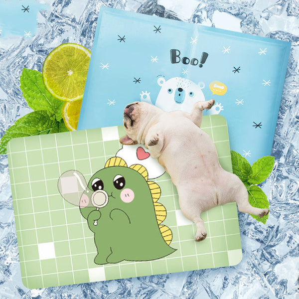 HKM-1880381 Cooling Pet Ice Mat in Various Fun Designs for Summer Comfort