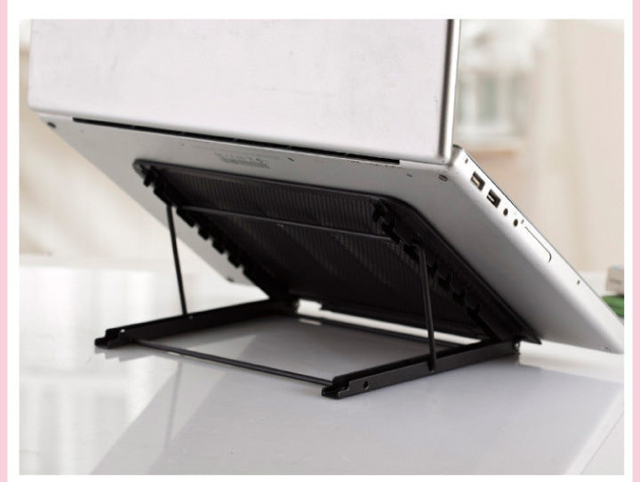 HKM-188051 Adjustable Laptop and Tablet Stand - Cold-Rolled Steel with Multi-Angle Viewing for iPads and Devices