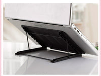 HKM-188051 Adjustable Laptop and Tablet Stand - Cold-Rolled Steel with Multi-Angle Viewing for iPads and Devices
