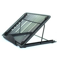 HKM-188051 Adjustable Laptop and Tablet Stand - Cold-Rolled Steel with Multi-Angle Viewing for iPads and Devices