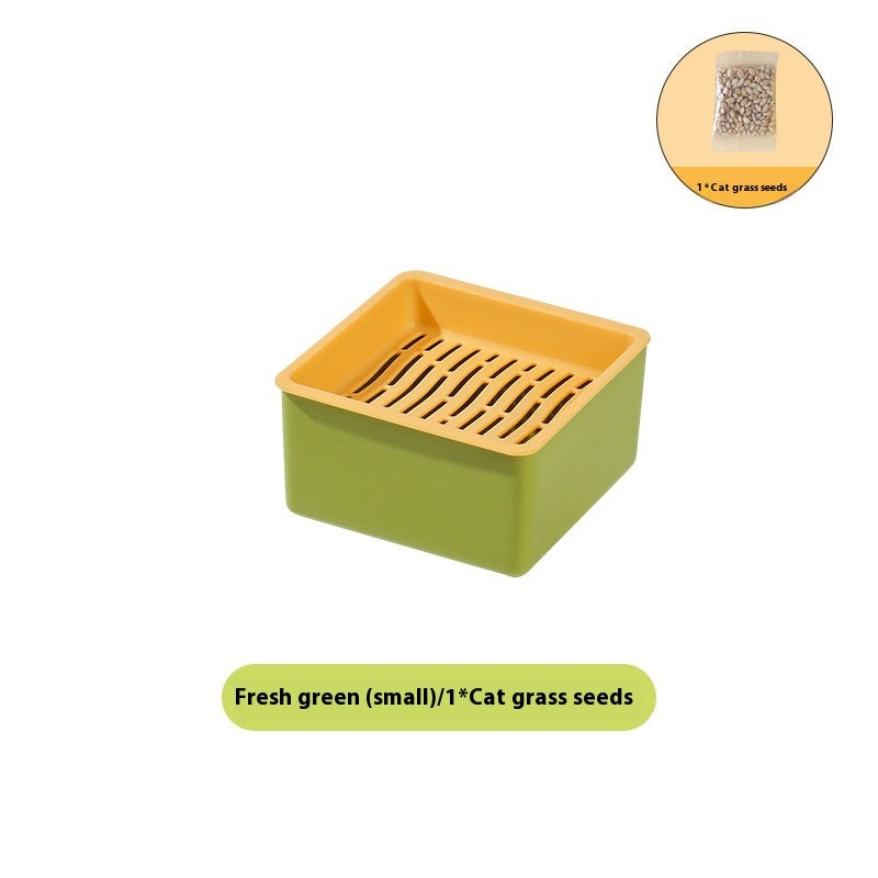 HKM-1881789 Hydroponic Cat Grass Grow Kit - Large & Small Options with Seeds Included