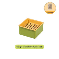 HKM-1881789 Hydroponic Cat Grass Grow Kit - Large & Small Options with Seeds Included