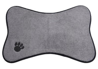 HKM-188179 Non-Slip Microfiber Pet Food Bowl Mat – Washable & Removable Design for Cats and Dogs