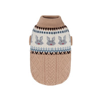 HKM-1882301 Cozy Island Blue Sweater for Dogs and Cats in Soft Polyester Material