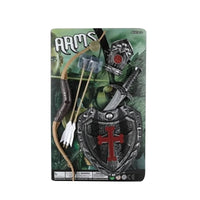 HKM-188307 Knight Sword and Shield Play Set for Kids - Bow and Arrow Toy for Imaginative Play