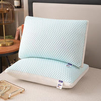 HKM-188307 Summer Cervical Support Pillow - Breathable Cotton Filling, Multiple Loft Options Available