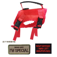HKM-1884093 Tactical Cat Harness Vest with Leash - Adjustable, Durable Polyester in Multiple Colors