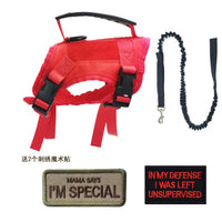 HKM-1884093 Tactical Cat Harness Vest with Leash - Adjustable, Durable Polyester in Multiple Colors