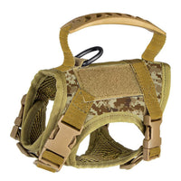 HKM-1884093 Tactical Cat Harness Vest with Leash - Adjustable, Durable Polyester in Multiple Colors