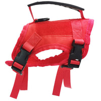 HKM-1884093 Tactical Cat Harness Vest with Leash - Adjustable, Durable Polyester in Multiple Colors