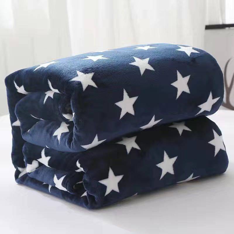HKM-188499 Plush Flannel Blanket and Cushion for Winter with Velvet Finish – Multiple Sizes Available