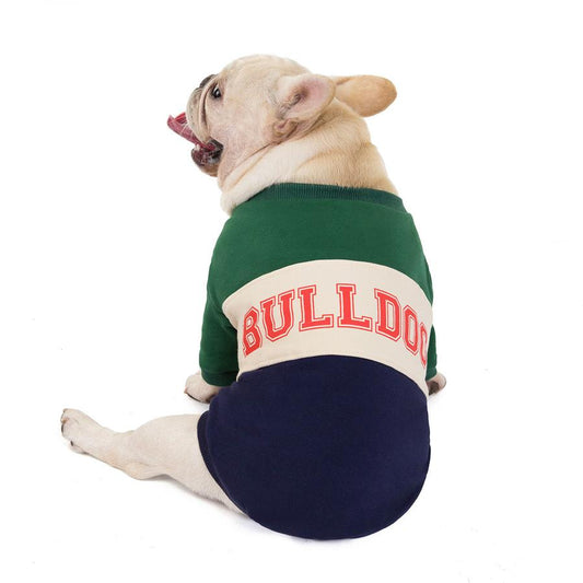 HKM-188563 Cozy Cotton Dog Sweater for Autumn and Winter - Available in Green and Wine Red, Sizes S to XXL