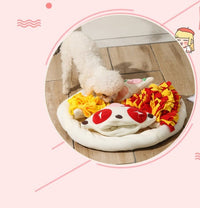 HKM-1886141 Intelligent Decompression Smell Training Pad for Pets - 50cm Pizza Design