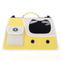HKM-1886525 Spacious Crossbody Pet Backpack in Solid Colors - Medium Capacity Oxford Cloth