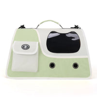 HKM-1886525 Spacious Crossbody Pet Backpack in Solid Colors - Medium Capacity Oxford Cloth