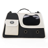 HKM-1886525 Spacious Crossbody Pet Backpack in Solid Colors - Medium Capacity Oxford Cloth