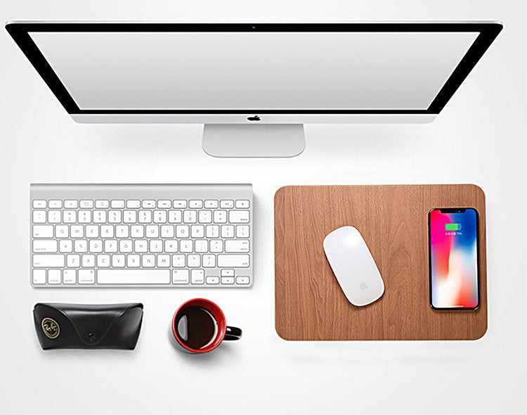 HKM-188691 Wooden Wireless Charger with Fast Charging Capability and Modern Design