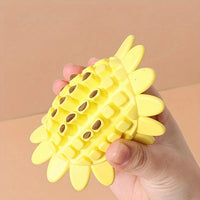 HKM-1887549 Durable Rubber Sunflower Dog Toy for Teething and Playtime in Puppies