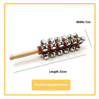 HKM-188755 25-Note Handbell Set with Wooden Handles for Early Childhood Music Education