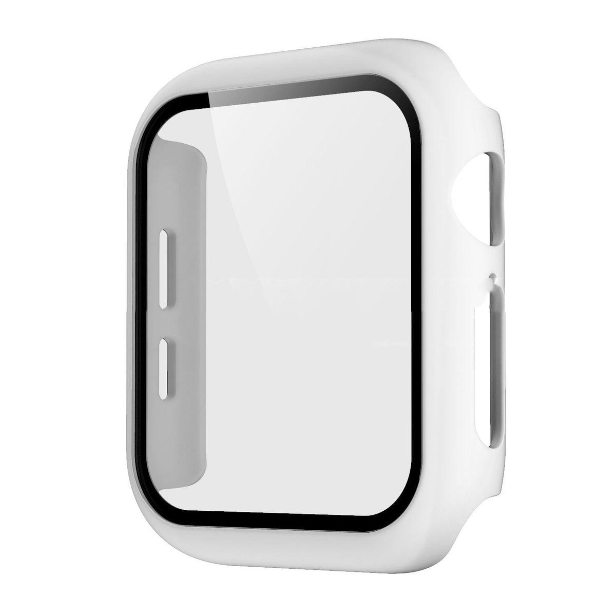HKM-188755 Apple Watch Protective Case with Tempered Glass Cover - PC Anti-Drop Design