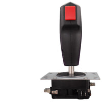 HKM-188819 Flight Joystick with Vibration Features for Game Consoles - 5P/8P Interface, Iron Construction