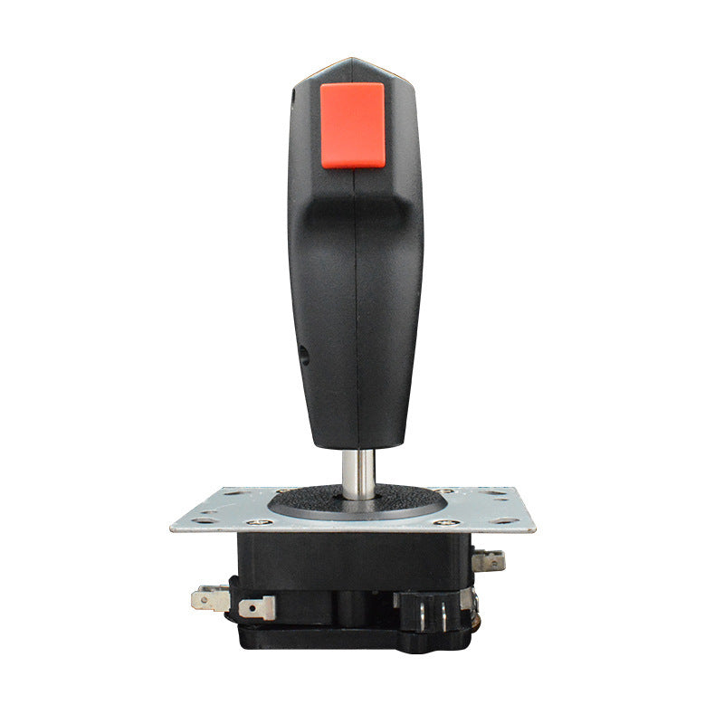 HKM-188819 Flight Joystick with Vibration Features for Game Consoles - 5P/8P Interface, Iron Construction