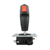 HKM-188819 Flight Joystick with Vibration Features for Game Consoles - 5P/8P Interface, Iron Construction