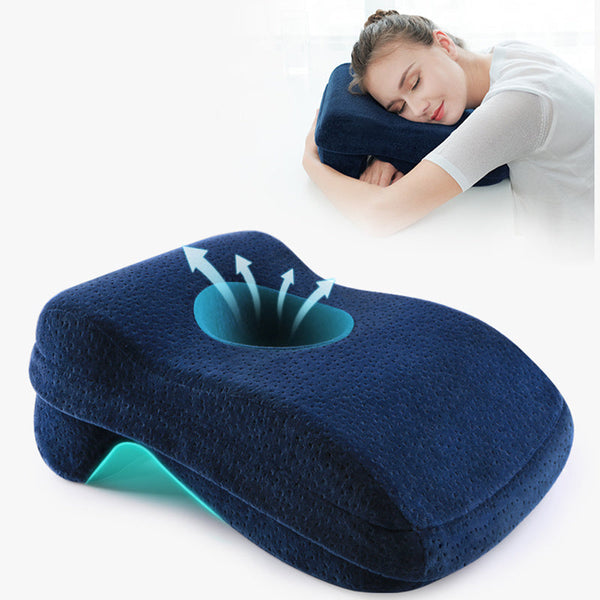 HKM-188947 Office Siesta Pillow with Memory Foam and Bamboo Charcoal Options for Enhanced Comfort