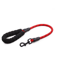 HKM-1889853 Reflective Nylon Dog Leash with Extension Chain for Large Dogs - Scalable Options Available
