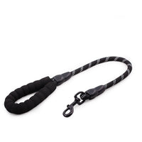 HKM-1889853 Reflective Nylon Dog Leash with Extension Chain for Large Dogs - Scalable Options Available