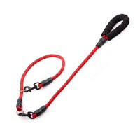 HKM-1889853 Reflective Nylon Dog Leash with Extension Chain for Large Dogs - Scalable Options Available