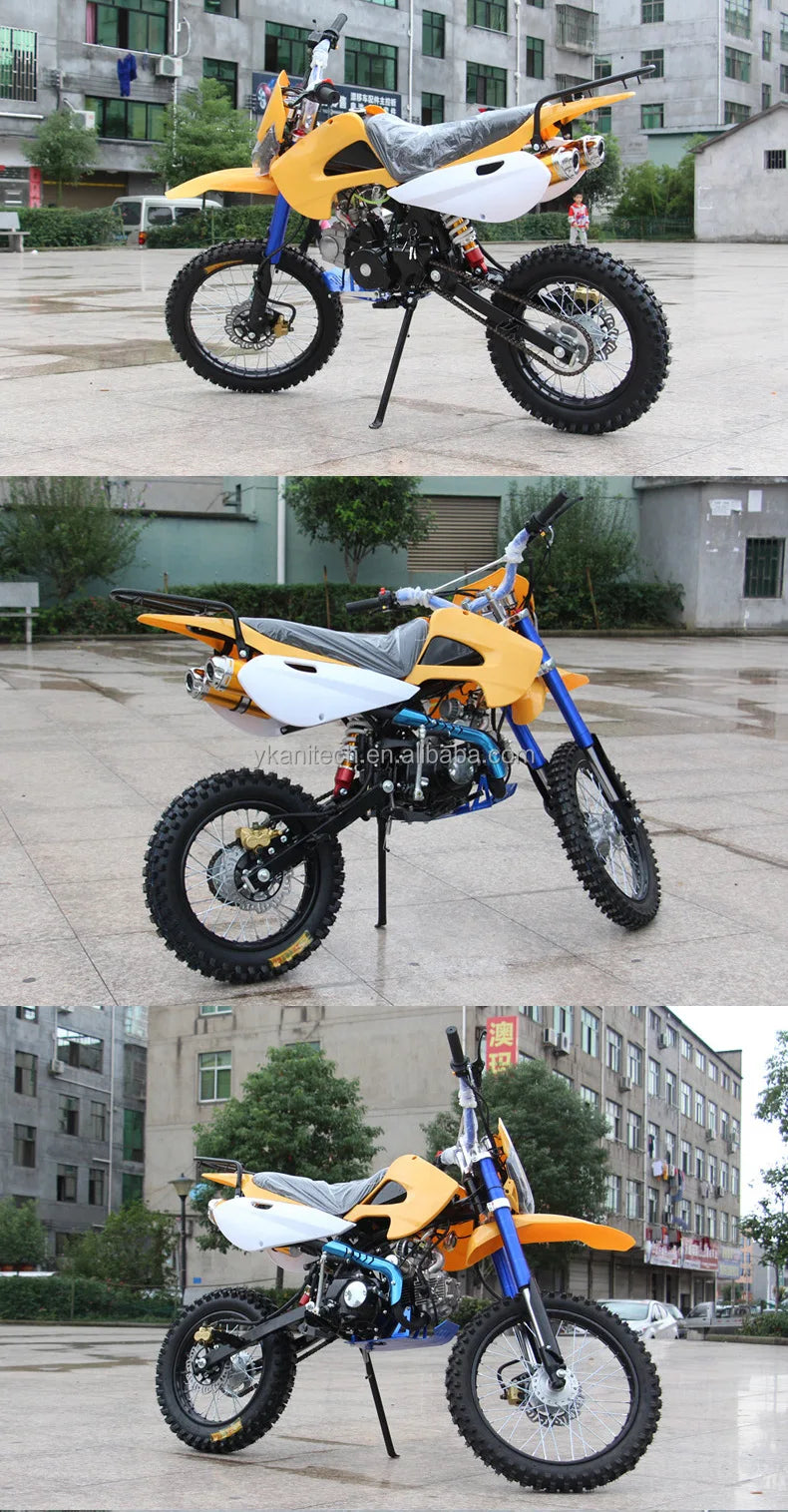 HKM-189075 125cc 4-Stroke Motorbike with Electric Ignition for Adults - Model CQ117