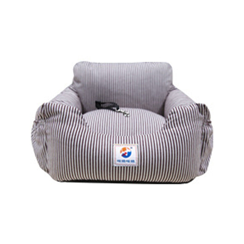 HKM-1892285 Pet Travel Car Seat with Safety Collar and Washable Cover
