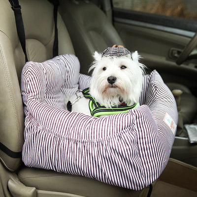 HKM-1892285 Pet Travel Car Seat with Safety Collar and Washable Cover