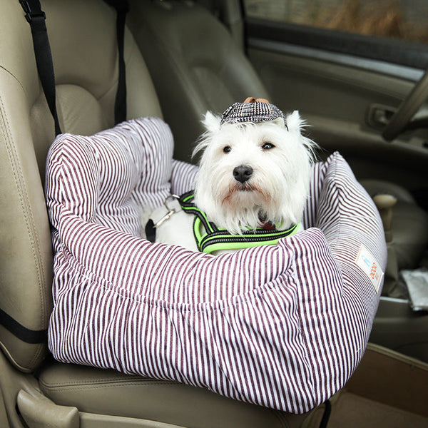 HKM-1892285 Pet Travel Car Seat with Safety Collar and Washable Cover