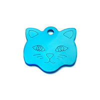 HKM-1892669 Personalized Cat & Dog Aluminum Pet Tag - Durable, Lightweight, 23mm Size