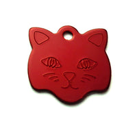 HKM-1892669 Personalized Cat & Dog Aluminum Pet Tag - Durable, Lightweight, 23mm Size