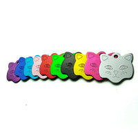 HKM-1892669 Personalized Cat & Dog Aluminum Pet Tag - Durable, Lightweight, 23mm Size