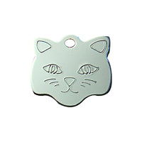 HKM-1892669 Personalized Cat & Dog Aluminum Pet Tag - Durable, Lightweight, 23mm Size